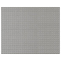 Gewichtsdecke Grau 235x290 cm 15 kg Stoff
