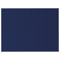 Gewichtsdecke Blau 150x200 cm 7 kg Stoff