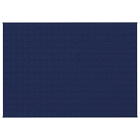 Gewichtsdecke Blau 155x220 cm 11 kg Stoff