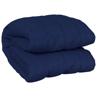 Gewichtsdecke Blau 200x200 cm 9 kg Stoff