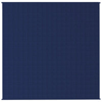 Gewichtsdecke Blau 200x200 cm 9 kg Stoff