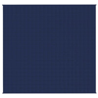 Gewichtsdecke Blau 220x235 cm 11 kg Stoff
