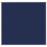 Gewichtsdecke Blau 220x235 cm 15 kg Stoff
