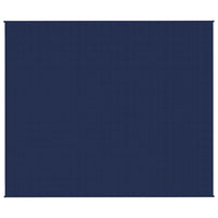 Gewichtsdecke Blau 220x260 cm 15 kg Stoff