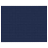 Gewichtsdecke Blau 235x290 cm 11 kg Stoff