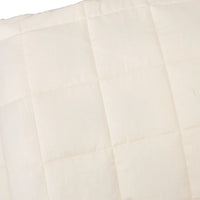 Gewichtsdecke Hellcreme 155x220 cm 11 kg Stoff