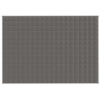 Gewichtsdecke Grau 138x200 cm 10 kg Stoff
