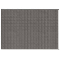 Gewichtsdecke Grau 150x200 cm 7 kg Stoff
