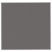 Gewichtsdecke Grau 220x235 cm 11 kg Stoff