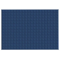 Gewichtsdecke Blau 138x200 cm 6 kg Stoff