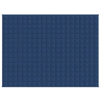 Gewichtsdecke Blau 150x200 cm 7 kg Stoff