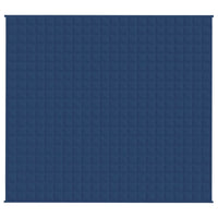 Gewichtsdecke Blau 200x225 cm 9 kg Stoff