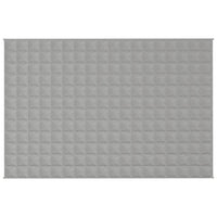 Gewichtsdecke Grau 122x183 cm 5 kg Stoff