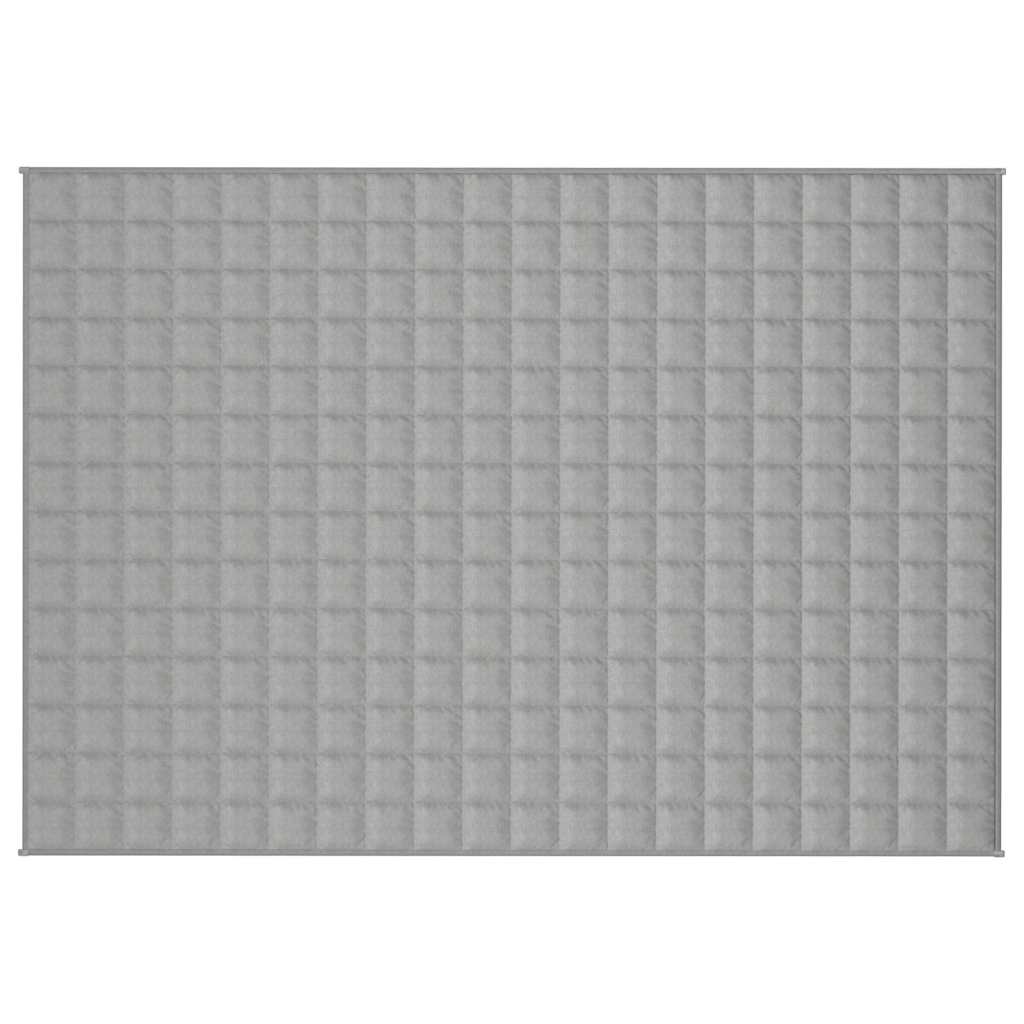 Gewichtsdecke Grau 140x200 cm 6 kg Stoff