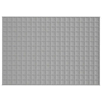 Gewichtsdecke Grau 140x200 cm 6 kg Stoff