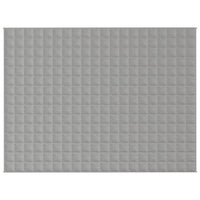 Gewichtsdecke Grau 152x203 cm 11 kg Stoff