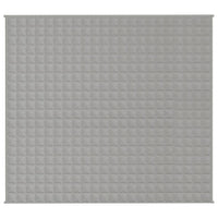 Gewichtsdecke Grau 200x230 cm 13 kg Stoff