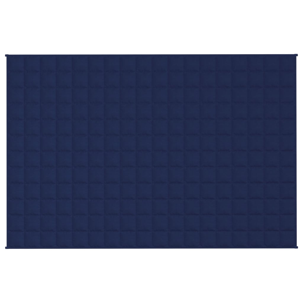 Gewichtsdecke Blau 122x183 cm 9 kg Stoff