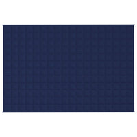 Gewichtsdecke Blau 122x183 cm 9 kg Stoff