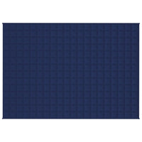 Gewichtsdecke Blau 140x200 cm 10 kg Stoff