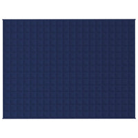Gewichtsdecke Blau 152x203 cm 7 kg Stoff