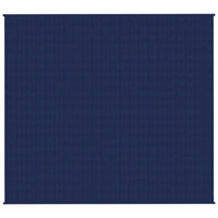Gewichtsdecke Blau 200x220 cm 13 kg Stoff