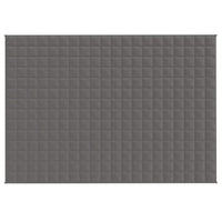 Gewichtsdecke Grau 140x200 cm 10 kg Stoff