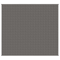 Gewichtsdecke Grau 200x230 cm 13 kg Stoff