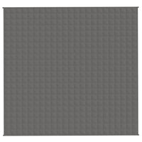 Gewichtsdecke Grau 220x230 cm 11 kg Stoff