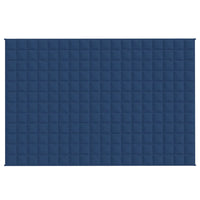 Gewichtsdecke Blau 122x183 cm 5 kg Stoff