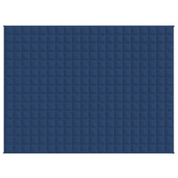 Gewichtsdecke Blau 152x203 cm 7 kg Stoff