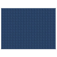 Gewichtsdecke Blau 152x203 cm 11 kg Stoff