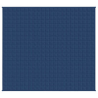 Gewichtsdecke Blau 220x240 cm 11 kg Stoff