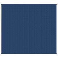 Gewichtsdecke Blau 220x240 cm 15 kg Stoff