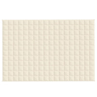 Gewichtsdecke Hellcreme 122x183 cm 5 kg Stoff