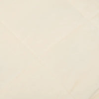 Gewichtsdecke Hellcreme 122x183 cm 9 kg Stoff