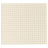 Gewichtsdecke Hellcreme 200x230 cm 9 kg Stoff