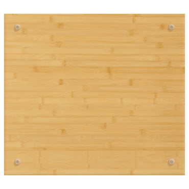Herdabdeckplatte 50x56x1,5 cm Bambus