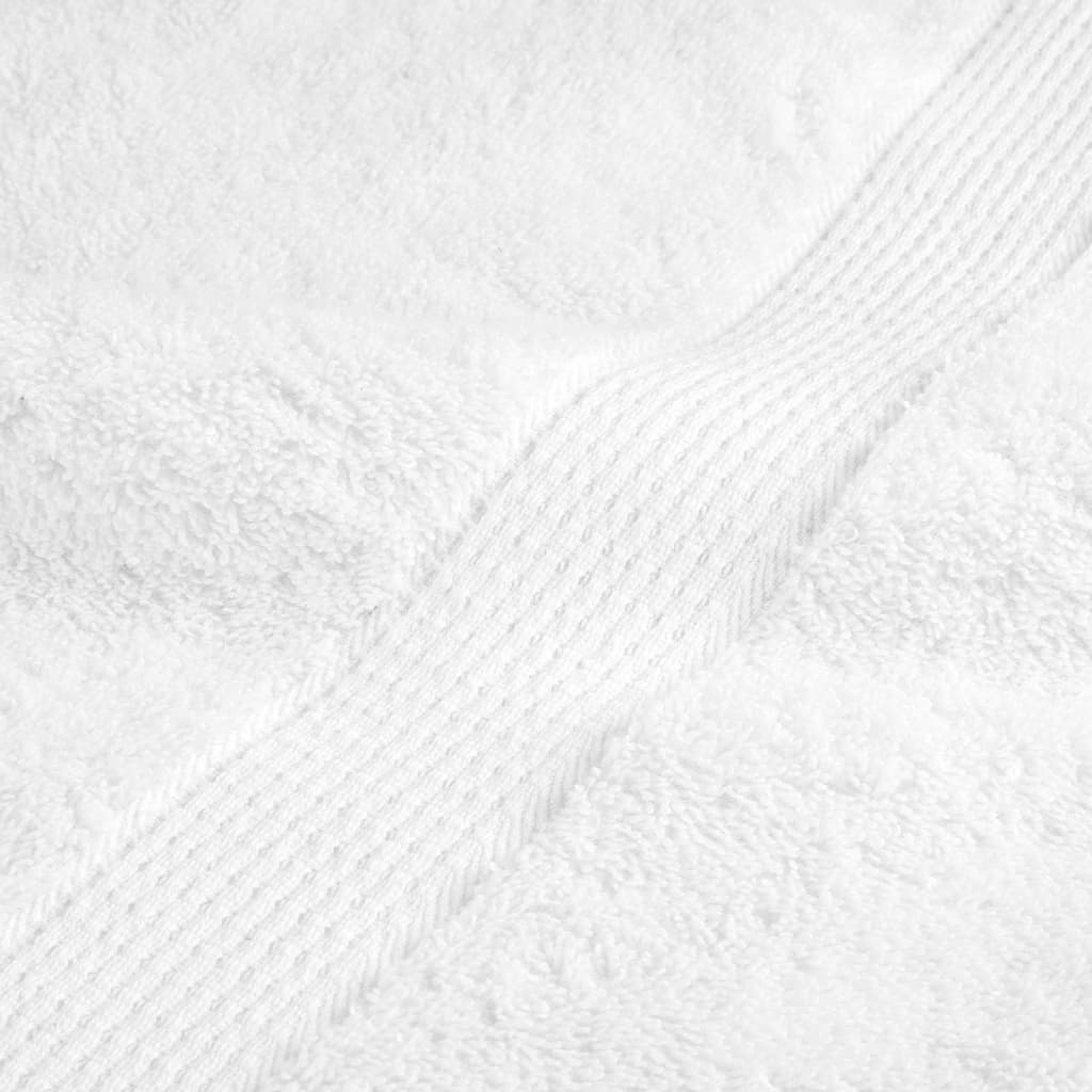 Premium Waschhandtücher SOLUND 50 Stück Weiß 30x30cm 600gsm