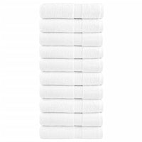 Premium-Badetücher SOLUND 10 Stk. Weiß 100x150 cm 600 g/m²