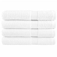 Premium-Saunatücher SOLUND 4 Stk Weiß 80x200 cm 600 g/m²