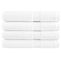 Premium-Handtücher SOLUND 4 Stk. Weiß 100x200 cm 600 g/m²