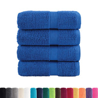 Premium-Seiftücher SOLUND 4 Stk. Blau 30x30 cm 600 g/m²