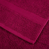 Premium-Badetücher SOLUND 4 Stk. Bordeaux 100x150cm 600 g/m²