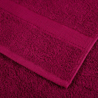 Premium-Handtücher SOLUND 10 Stk. Bordeaux 100x200 cm 600 g/m²