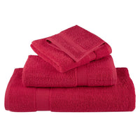 Premium-Handtücher SOLUND 2 Stk. Rot 100x200 cm 600 g/m²