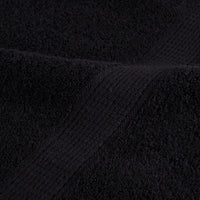Premium-Duschtücher SOLUND 10 Stk. Schwarz 70x140 cm 600 g/m²