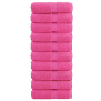 Premium Waschhandtücher SOLUND 10 Stück Rosa 30x30 cm 600 g/m²