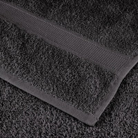 6 tlg. Premium-Handtuch-Set SOLUND Anthrazit 600 g/m²